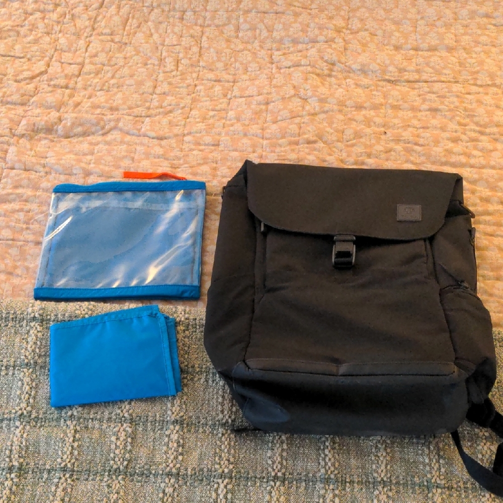 Black Huhu Diaper Bag